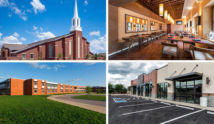 Collage of commercial properties