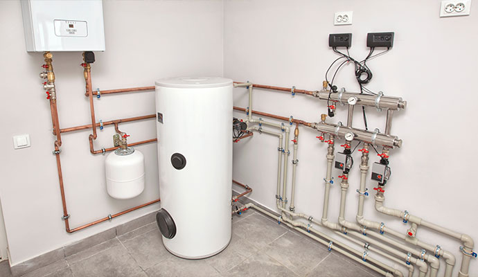 High-capacity commercial water heater and boiler system