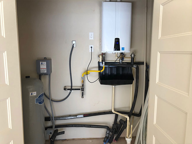 install of Tankless water heater