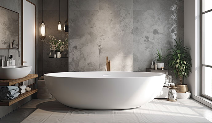 Freestanding tub