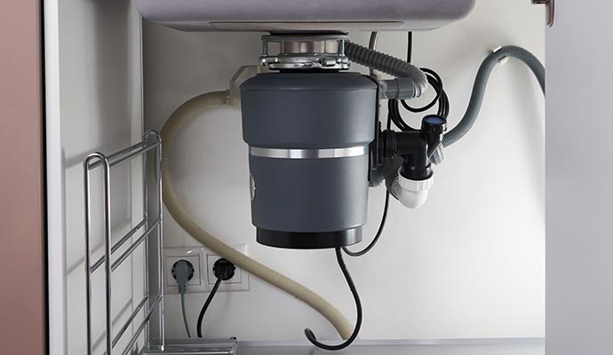 Kitchen garbage disposal unit
