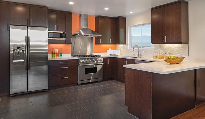 Modern kitchen with appliances