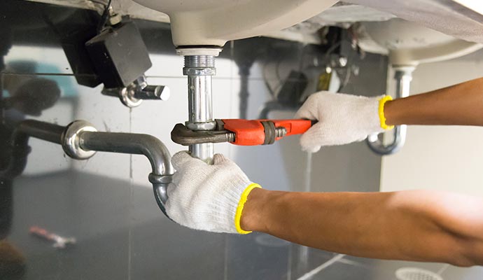 Professional sink drain repair service
