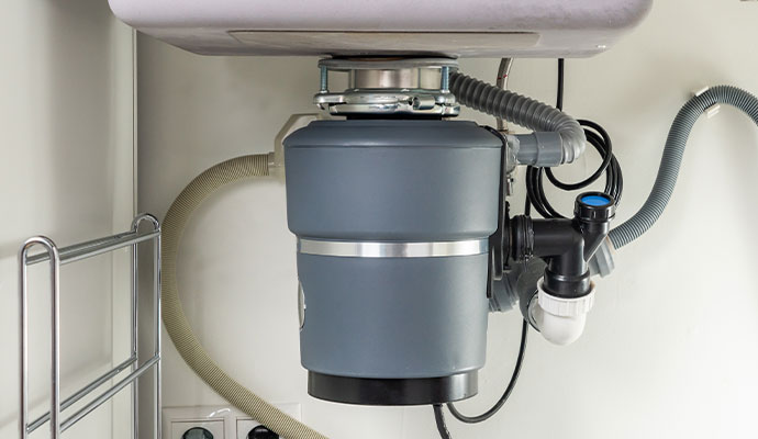 Repaired garbage disposal