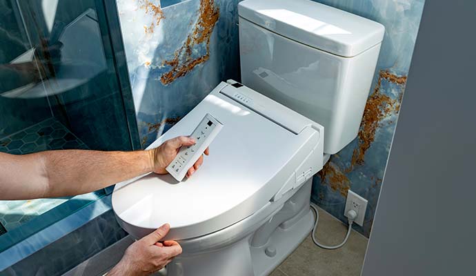 Smart bidet toilet