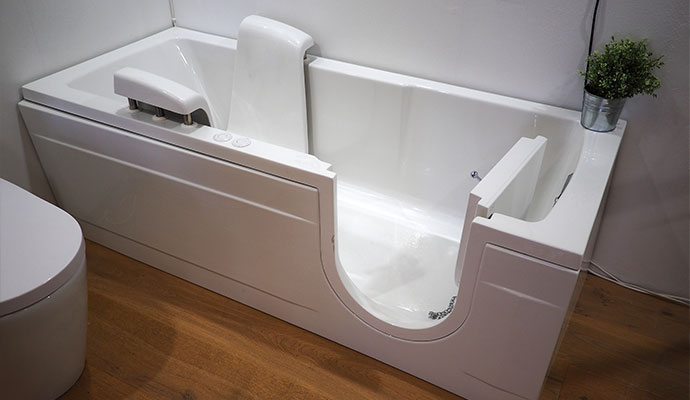 Walk in tub
