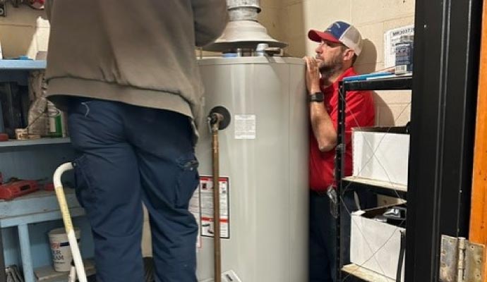 Water heater inspection