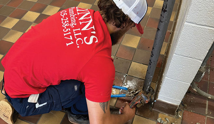 Professional plumbing repair service