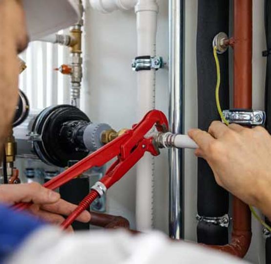 Professional plumber maintenance service Professional plumber providing maintenance service in a residential property