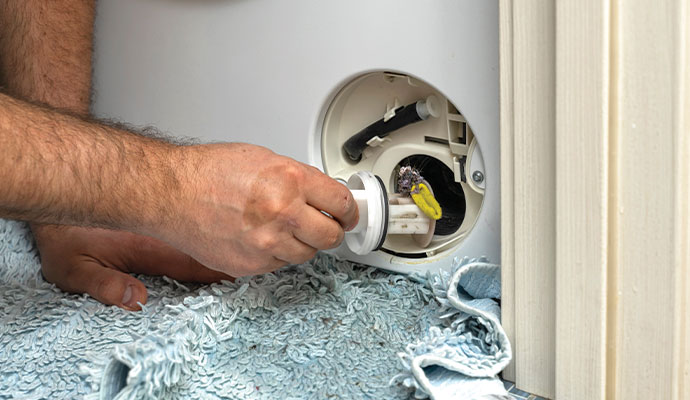 Washing machine backing removal service